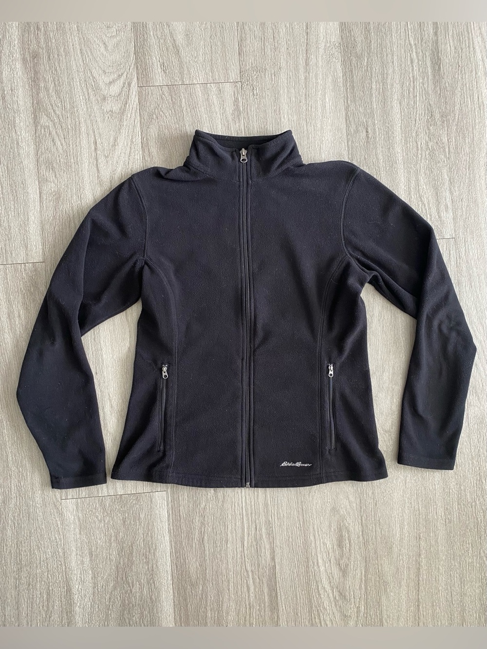 Eddie Bauer Women's Black Full-Zip Fleece Jacket Size XS